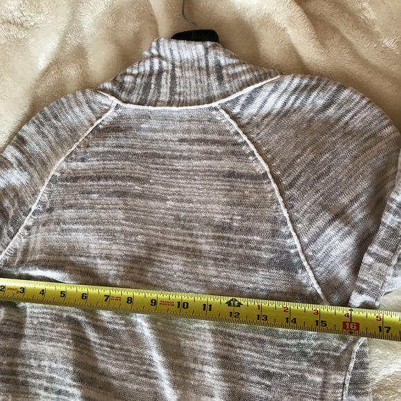 Nic + Zoe gray and white cardigan - Picture 7 of 7